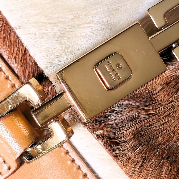 Gucci Jackie Cow Print Small Flap - Picture 9 of 16